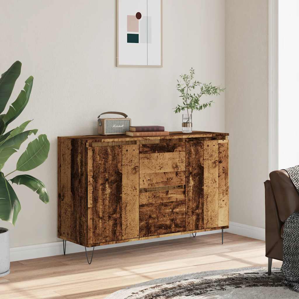 Sānu skapītis, koka, 104x35x70cm, apstrādāta koksne