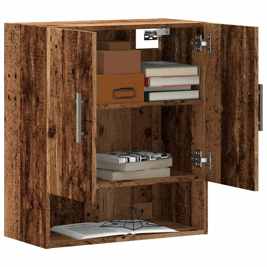 Sienas skapis Old Wood 60x31x70 cm Inženierijas koksne