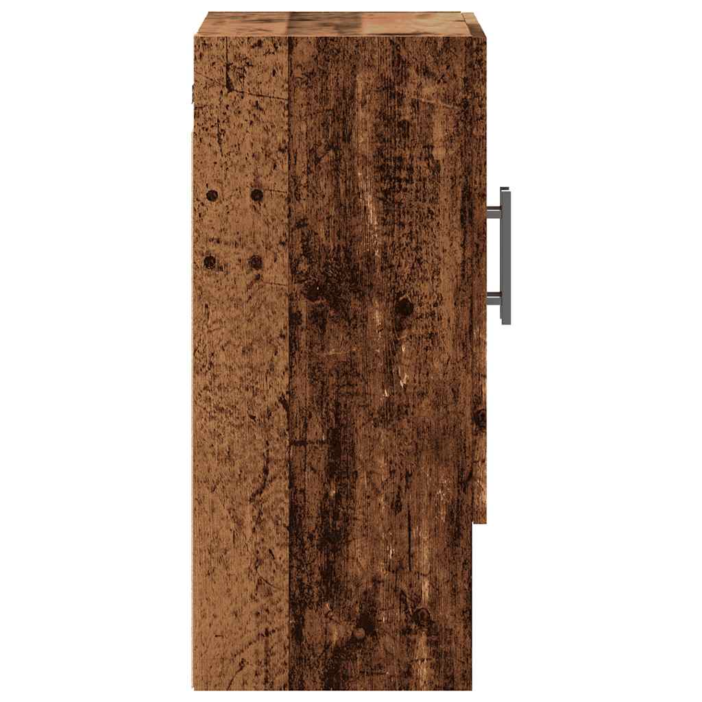 Sienas skapis Old Wood 60x31x70 cm Inženierijas koksne