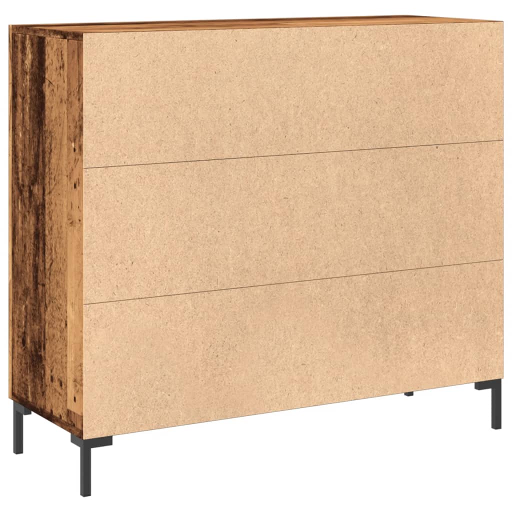 Sānu skapītis, koka, 90x34x80cm, apstrādāta koksne