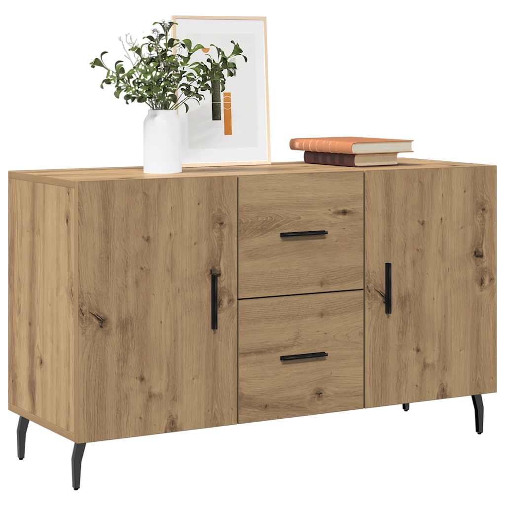 Sideboard, artisan oak, 100x36x60cm, engineered wood