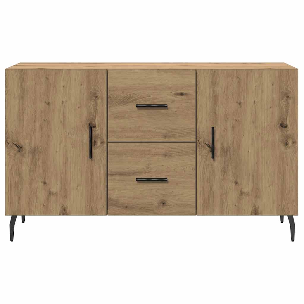 Sideboard, artisan oak, 100x36x60cm, engineered wood