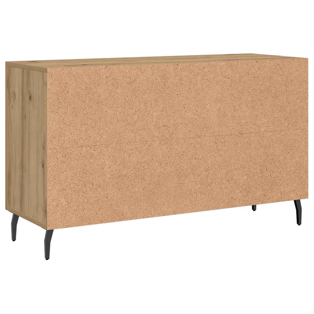 Sideboard, artisan oak, 100x36x60cm, engineered wood