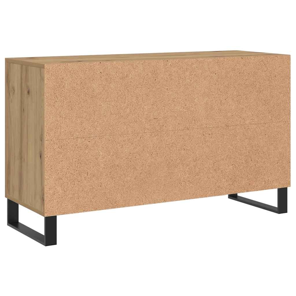 Šoninė spintelė, artisano ąžuolo, 100x36x60cm, apdirbta mediena