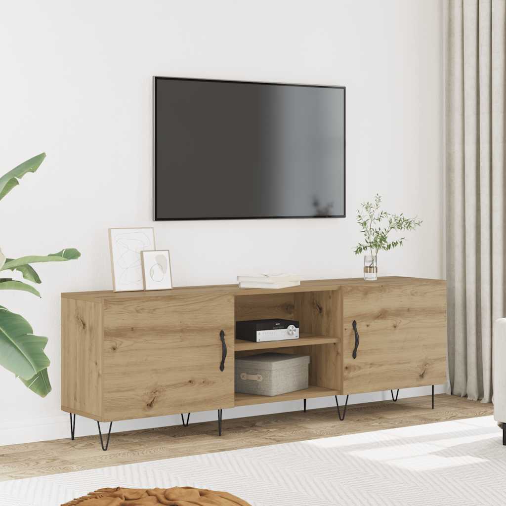 Televizoriaus spintelė, artisano ąžuolo, 150x30x50cm, mediena