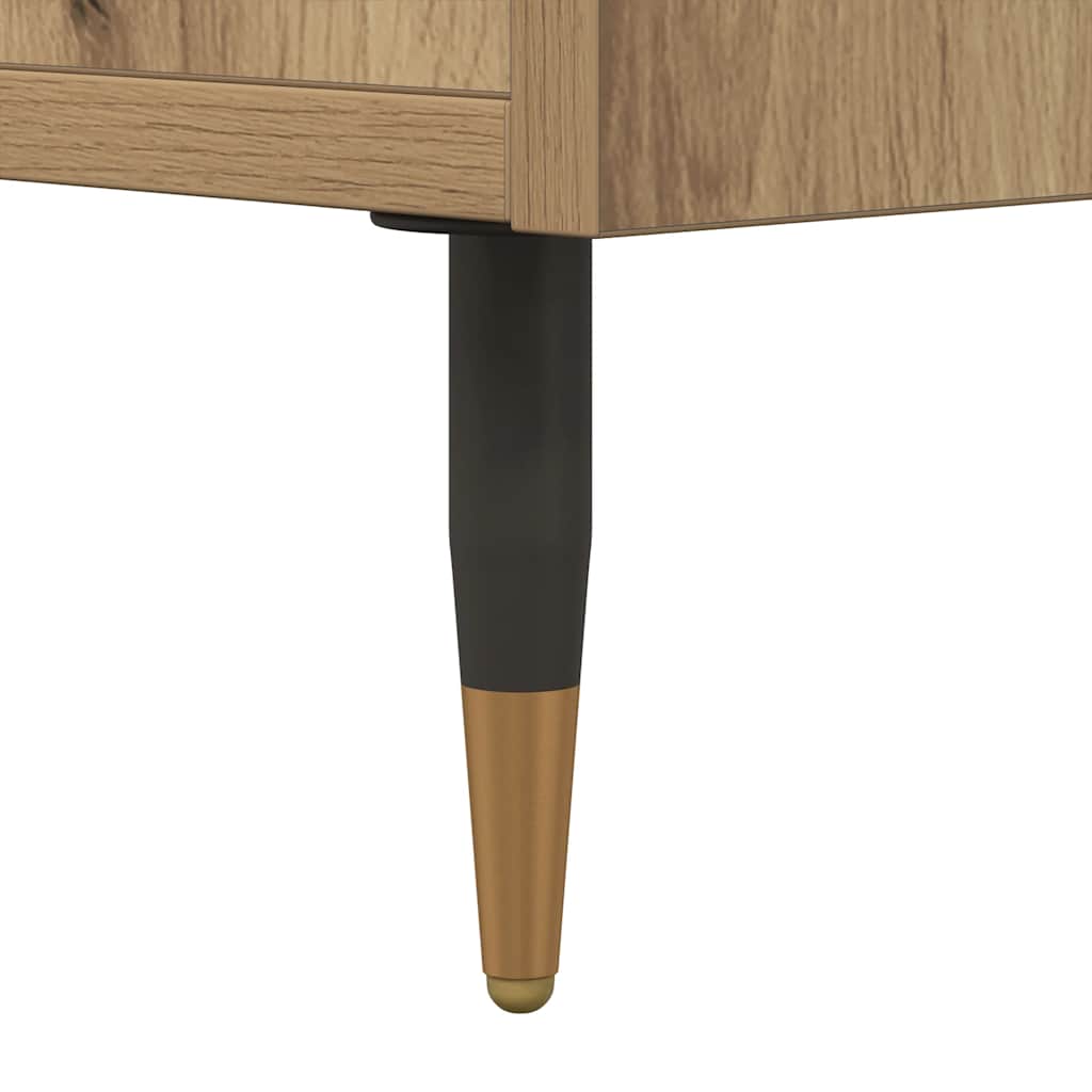 Chest of drawers, artisan oak colour, 60x36x110cm, engineered wood