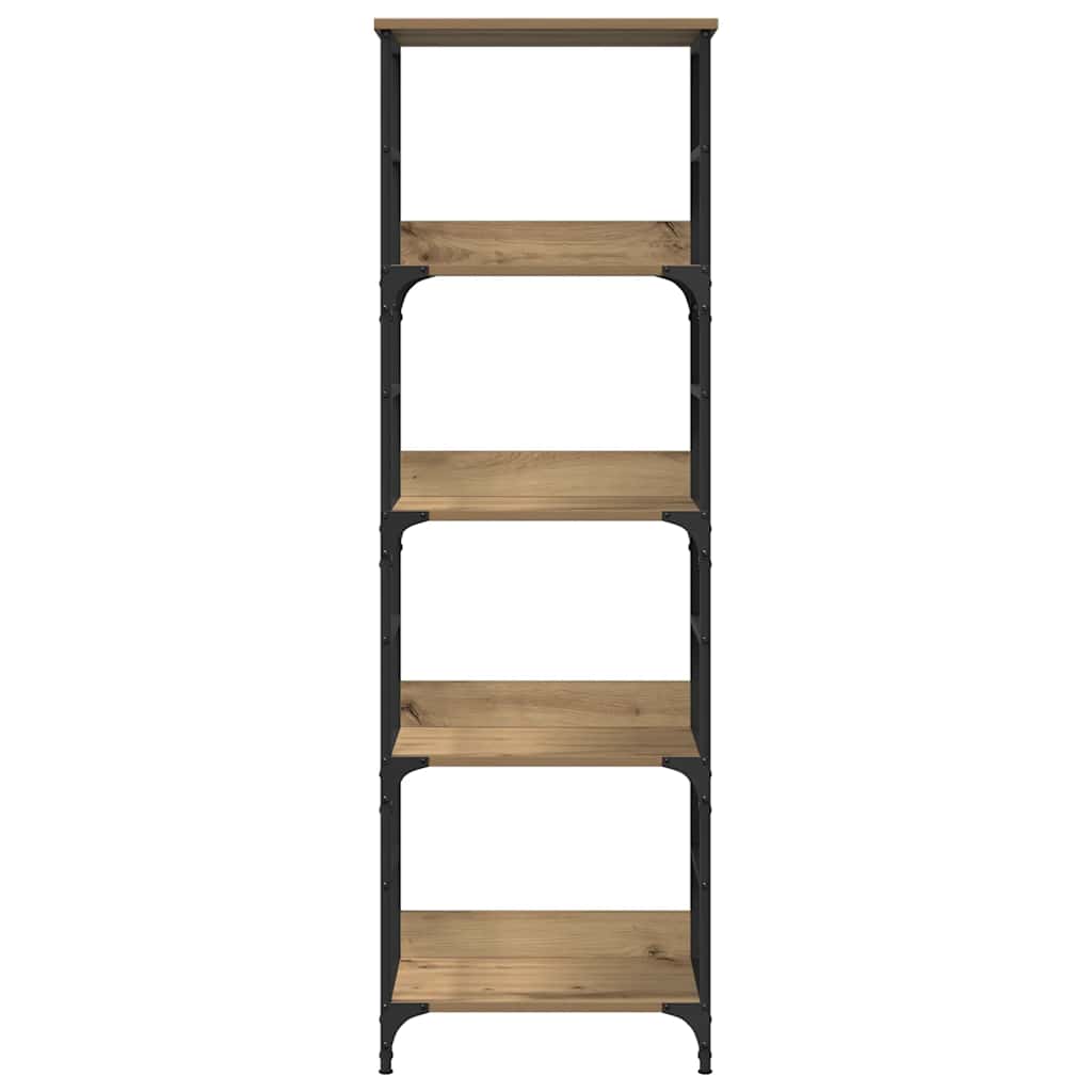 Bookcase, artisan oak, 50x33x153cm, engineered wood