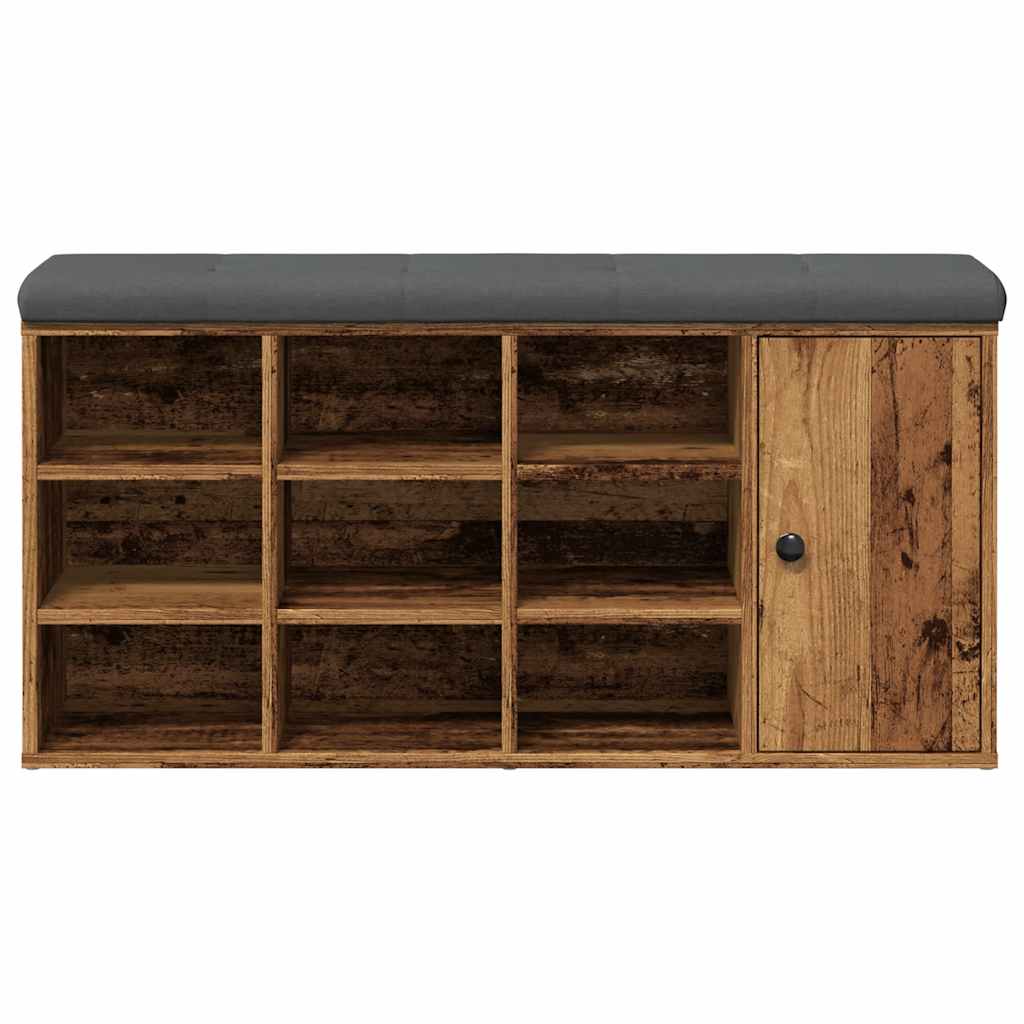 Apavu soliņš Old Wood 102x32x50 cm, inženierijas koksne