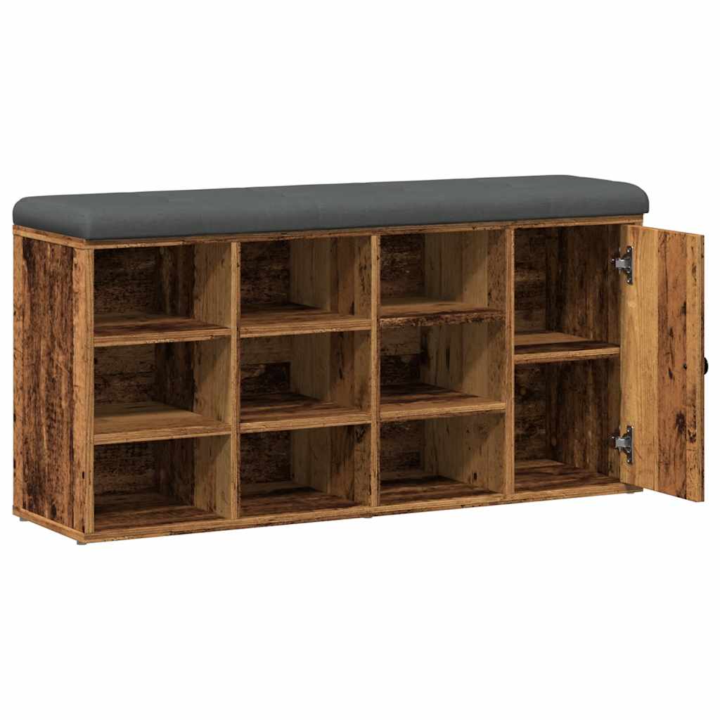 batų suoliukas Old Wood 102x32x50 cm Inžinierinė mediena