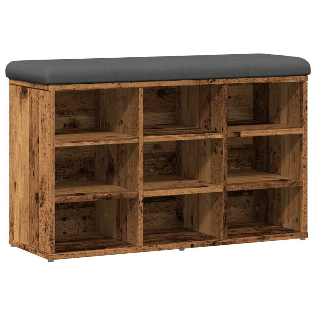 batų suoliukas Old Wood 82x32x50 cm Inžinierinė mediena