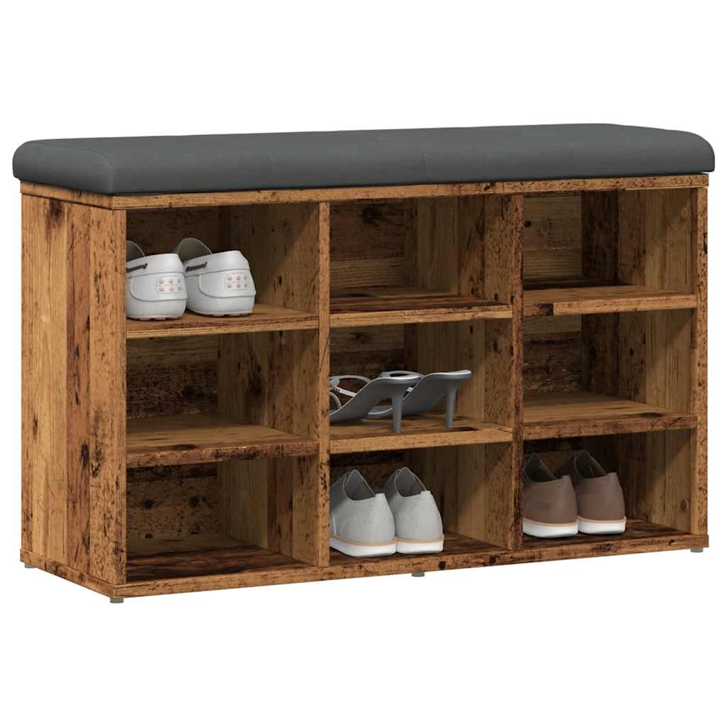 batų suoliukas Old Wood 82x32x50 cm Inžinierinė mediena