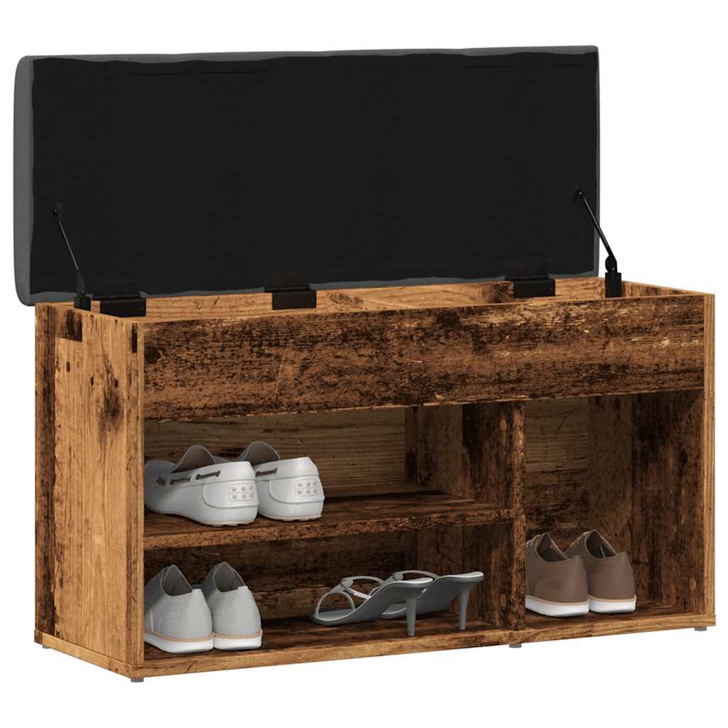 Apavu sols Old Wood 82x32x45,5 cm, inženierijas koksne