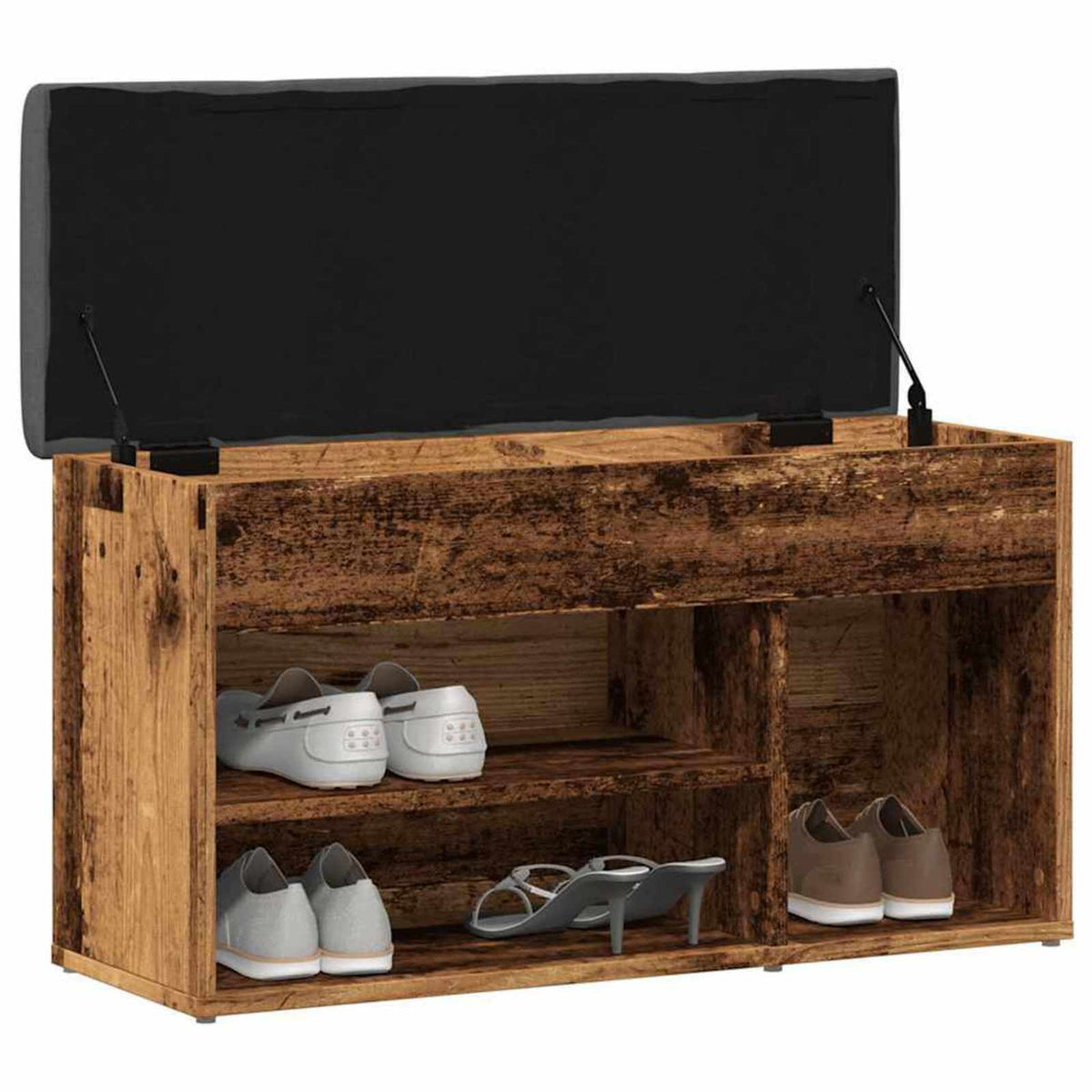 batų suoliukas Old Wood 82x32x45,5 cm Inžinerinė mediena