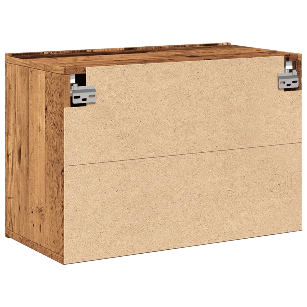 Wall-mounted TV cabinet, wood, 60x30x41cm
