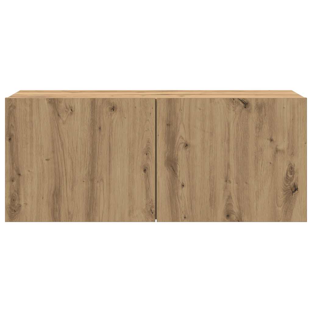 TV skapītis pie sienas stiprināms Artisan ozols 100x30x41 cm