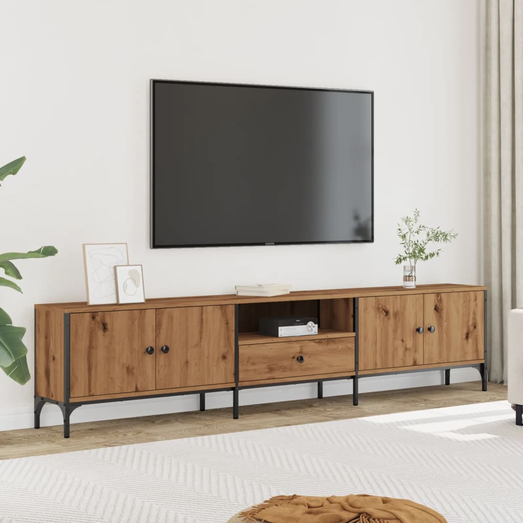 TV skapītis ar atvilktni, artisano, 200x25x44cm, koks