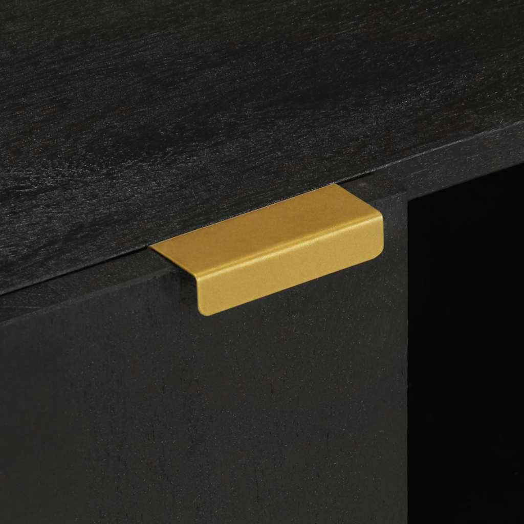 TV Cabinet Black 105x33x46 cm Engineered Wood