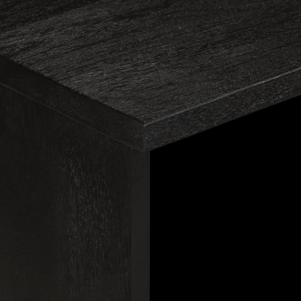 Televizora skapītis melns 70x33x46 cm inženierijas koks