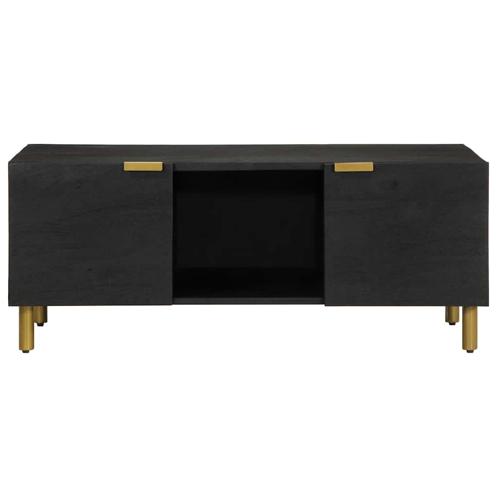 kavos staliukas juodas 100x54x40 cm Engineered Wood