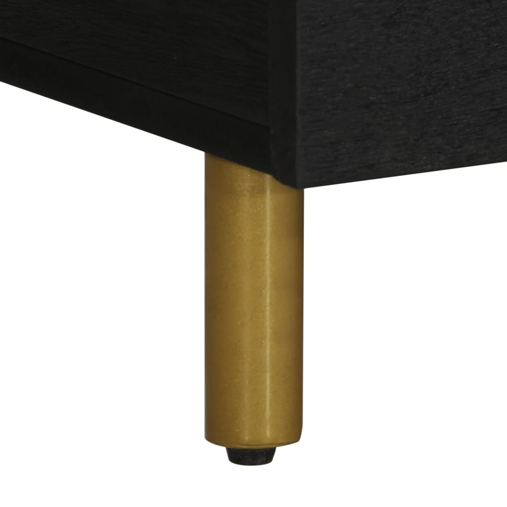 kavos staliukas juodas 100x54x40 cm Engineered Wood