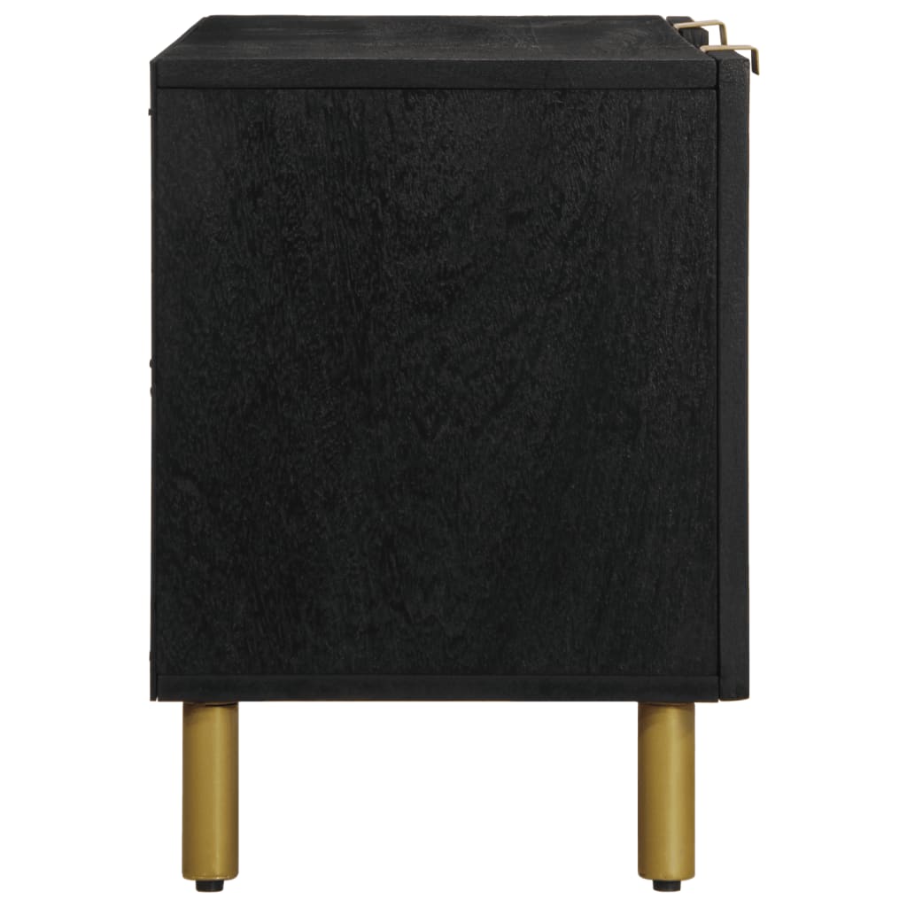 televizoriaus spintelė juoda 105x33x46 cm Engineered Wood