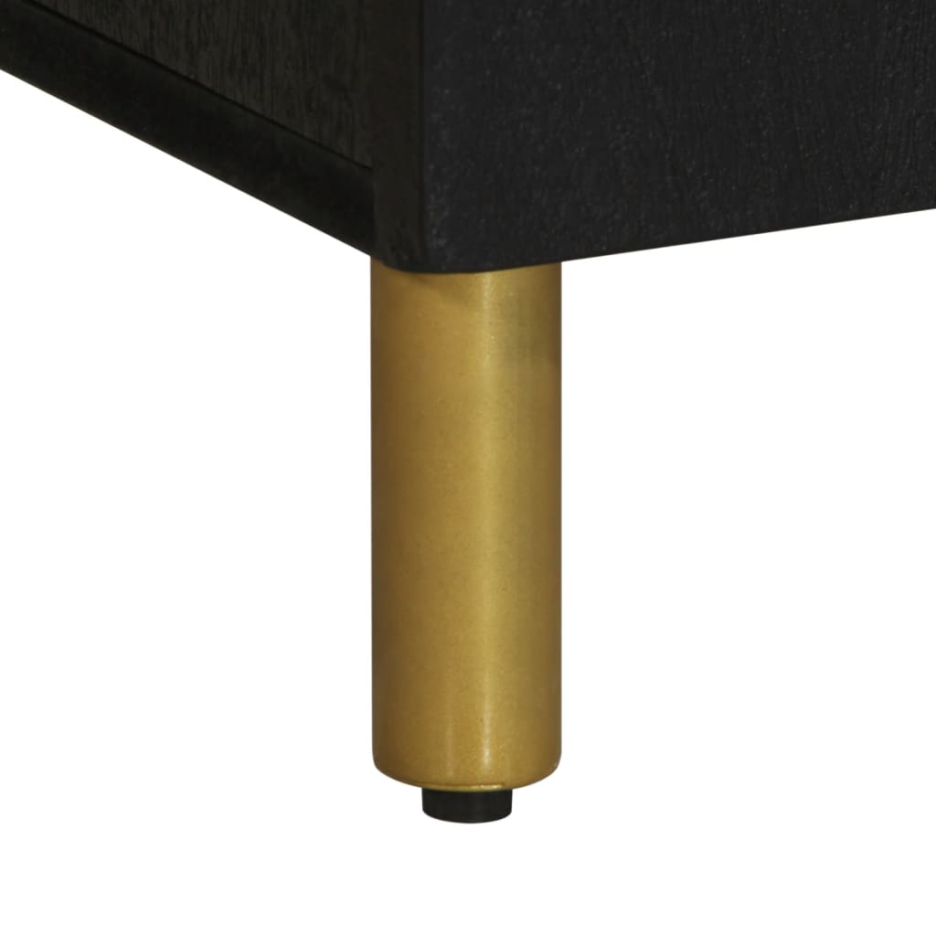 televizoriaus spintelė juoda 105x33x46 cm Engineered Wood