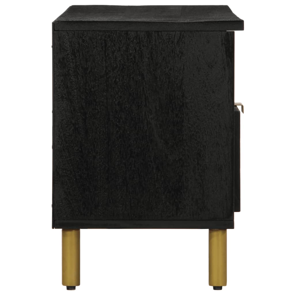 televizoriaus spintelė Juoda 100x33x46 cm Engineered Wood