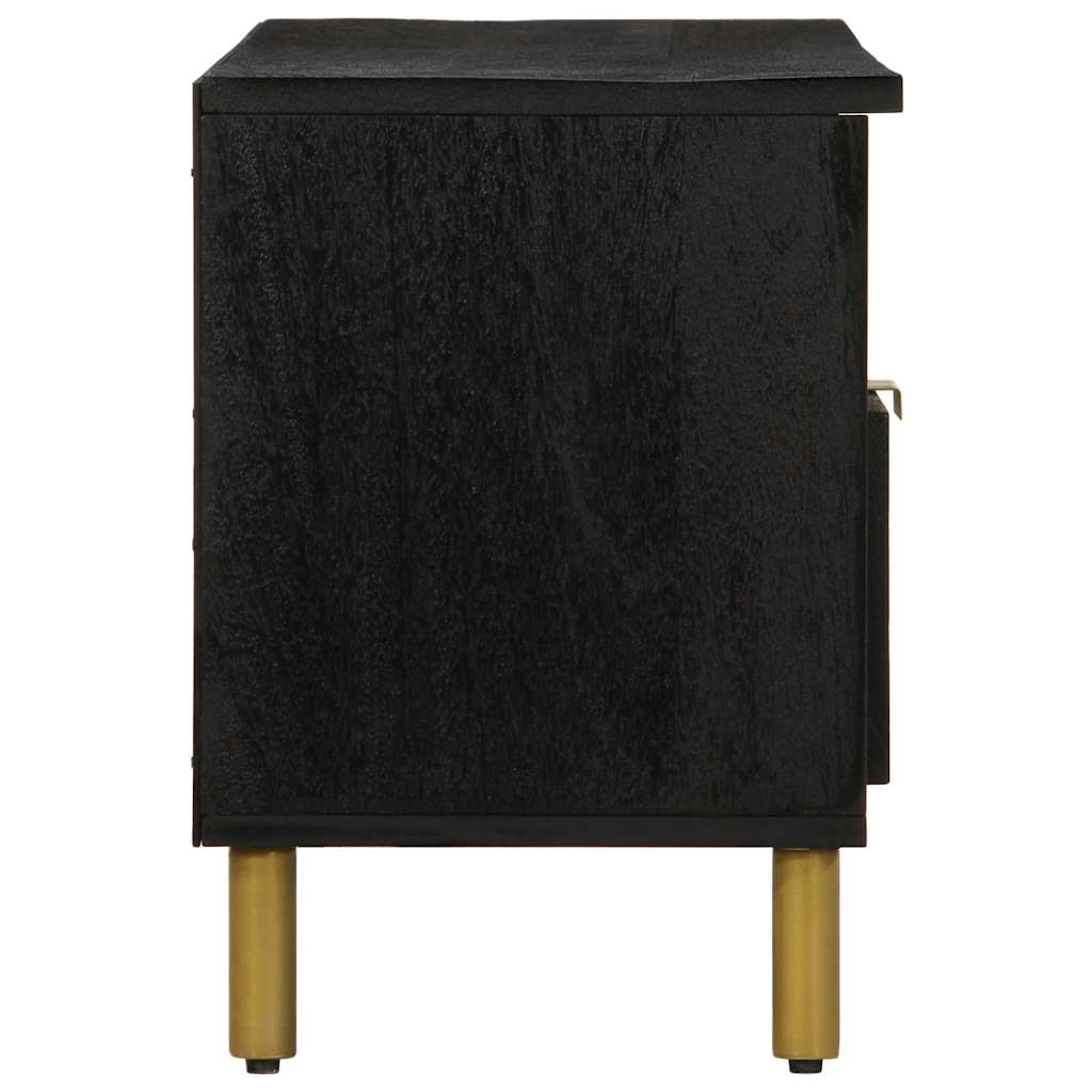 televizoriaus spintelė Juoda 100x33x46 cm Engineered Wood