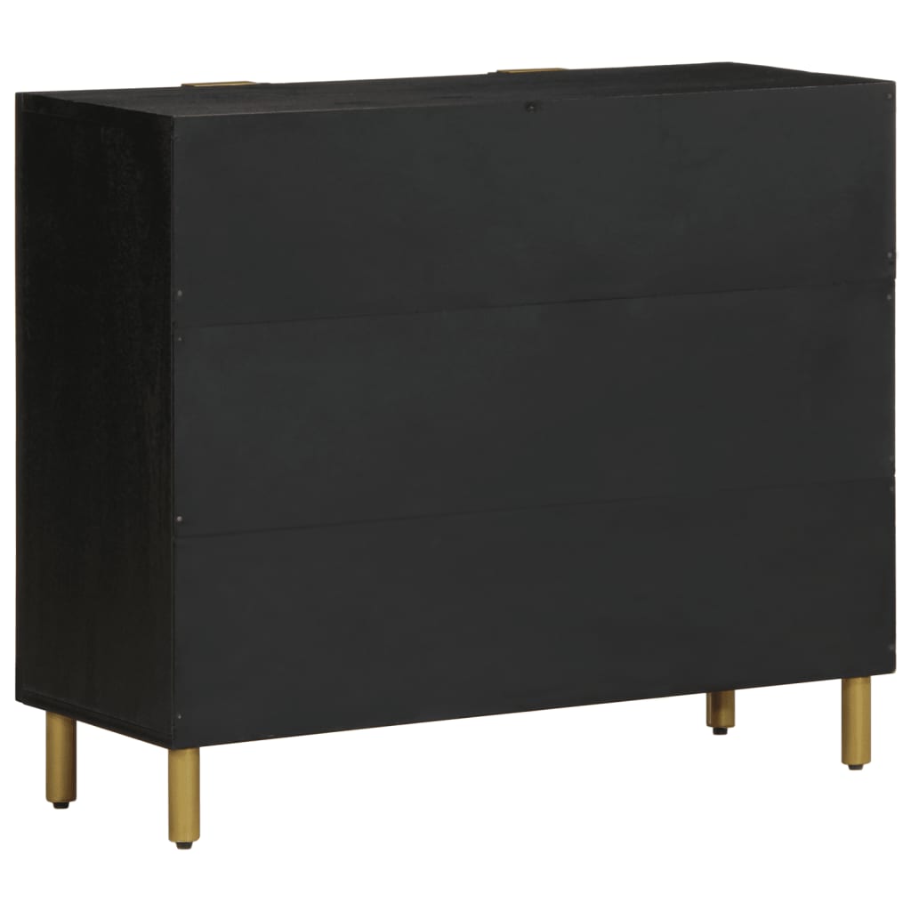 indauja juoda 90x33x75 cm inžinierinė mediena