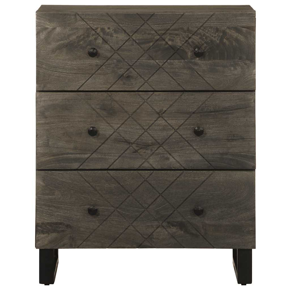 indauja juoda 60x33x75 cm masyvo mango