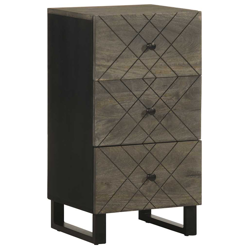 indauja juoda 40x33x75 cm Masyvo medžio mango