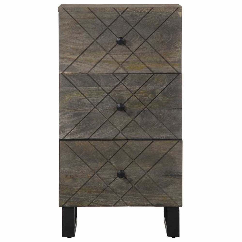 indauja juoda 40x33x75 cm Masyvo medžio mango