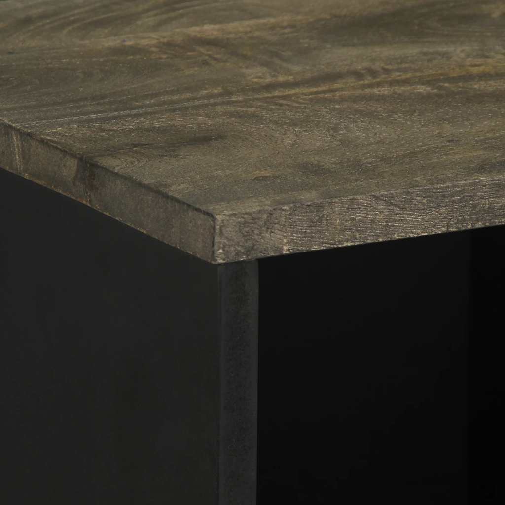 indauja juoda 80x33x75 cm masyvo mango