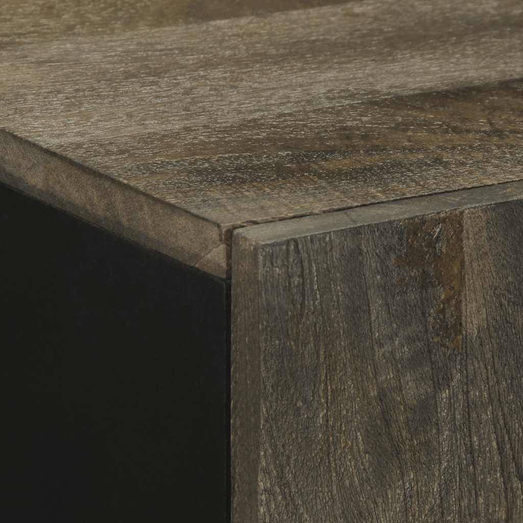 indauja juoda 90x33x75 cm masyvo mango