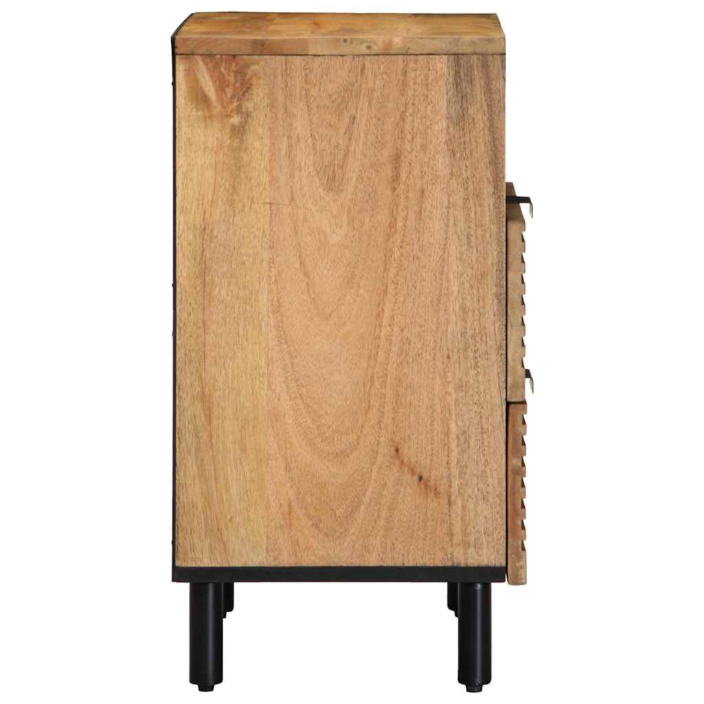 Spintelė prie lovos Ruda 50x33x60 cm Medžio masyvo Mango