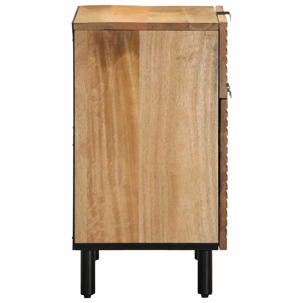 Spintelė prie lovos Ruda 50x33x60 cm Medžio masyvo Mango