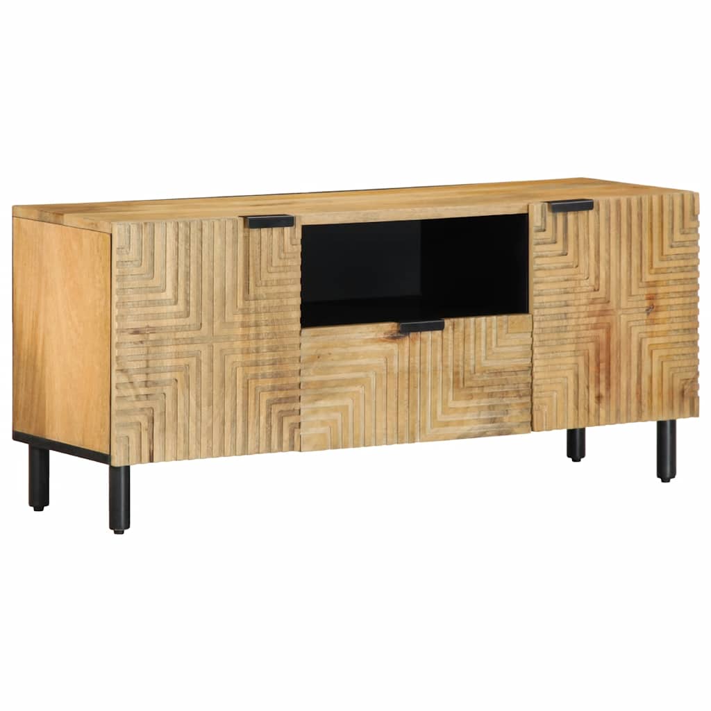 TV skapītis Brūns 105x33x46 cm masīvkoks Mango