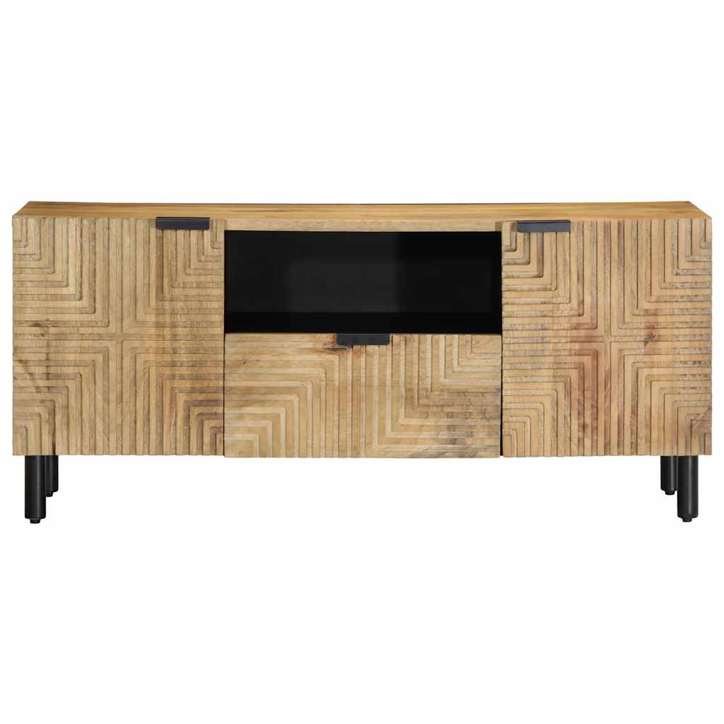 TV skapītis Brūns 105x33x46 cm masīvkoks Mango