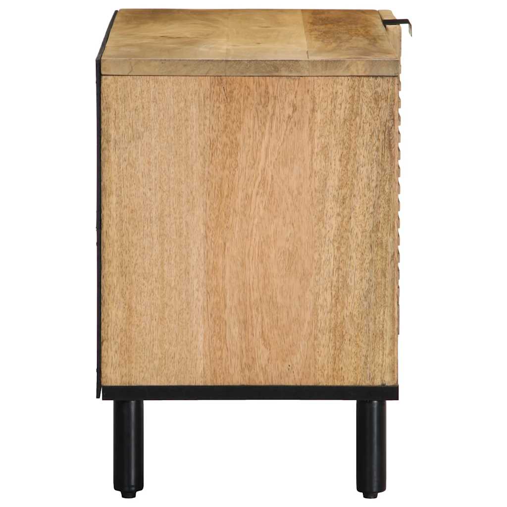 TV skapītis Brūns 80x31,5x46 cm Masīvkoks Mango