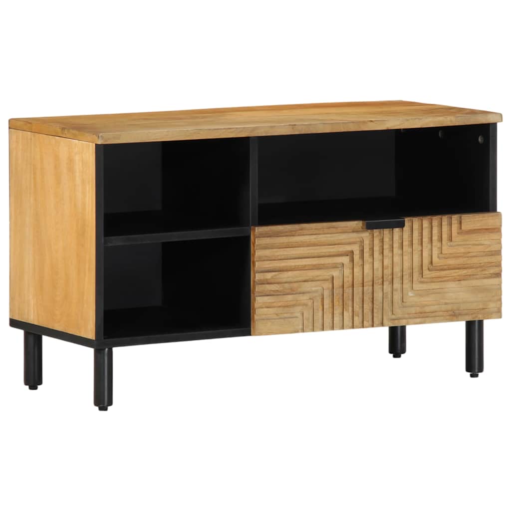 TV Cabinet Brown 80x33x46 cm Solid Mango Wood