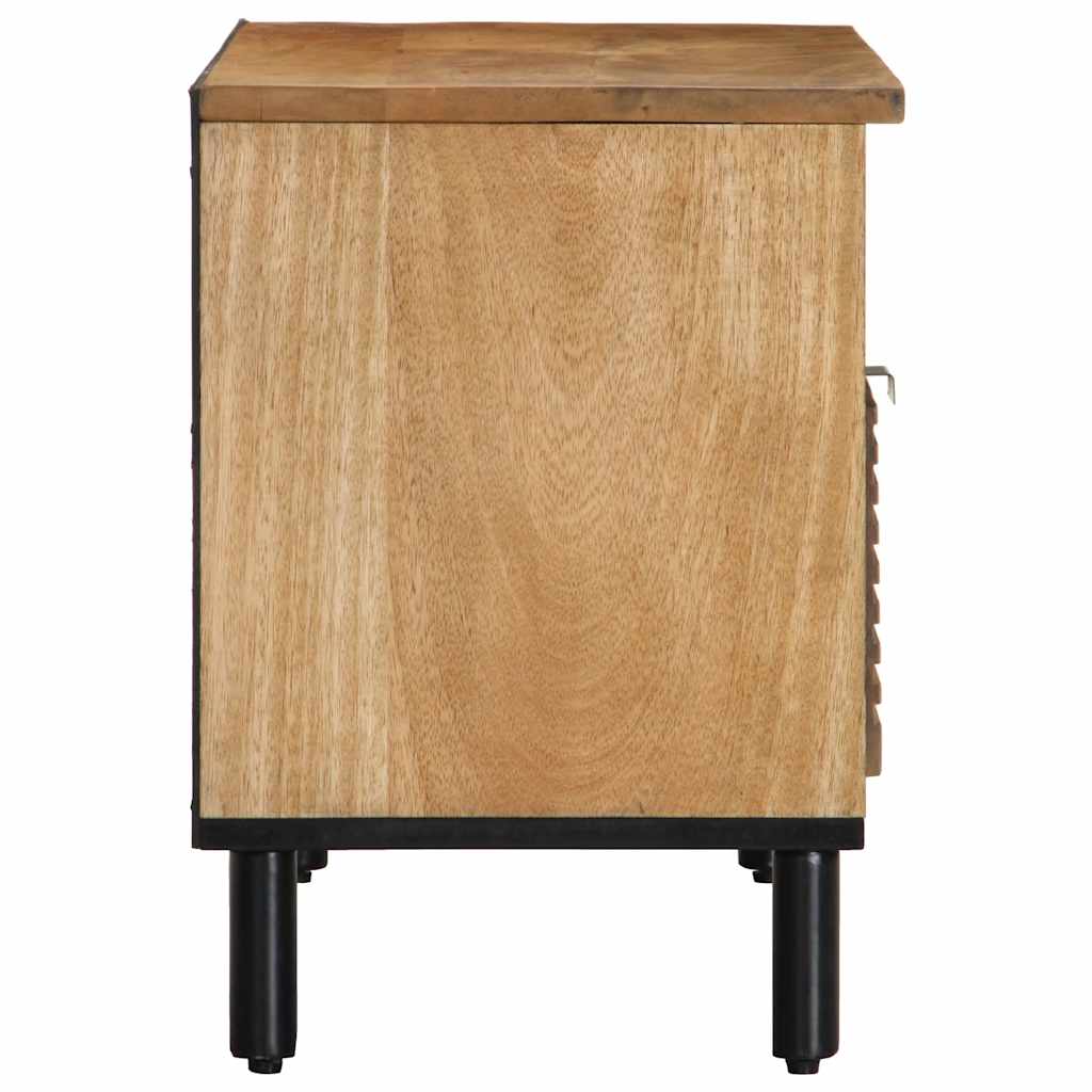 TV Cabinet Brown 80x33x46 cm Solid Mango Wood