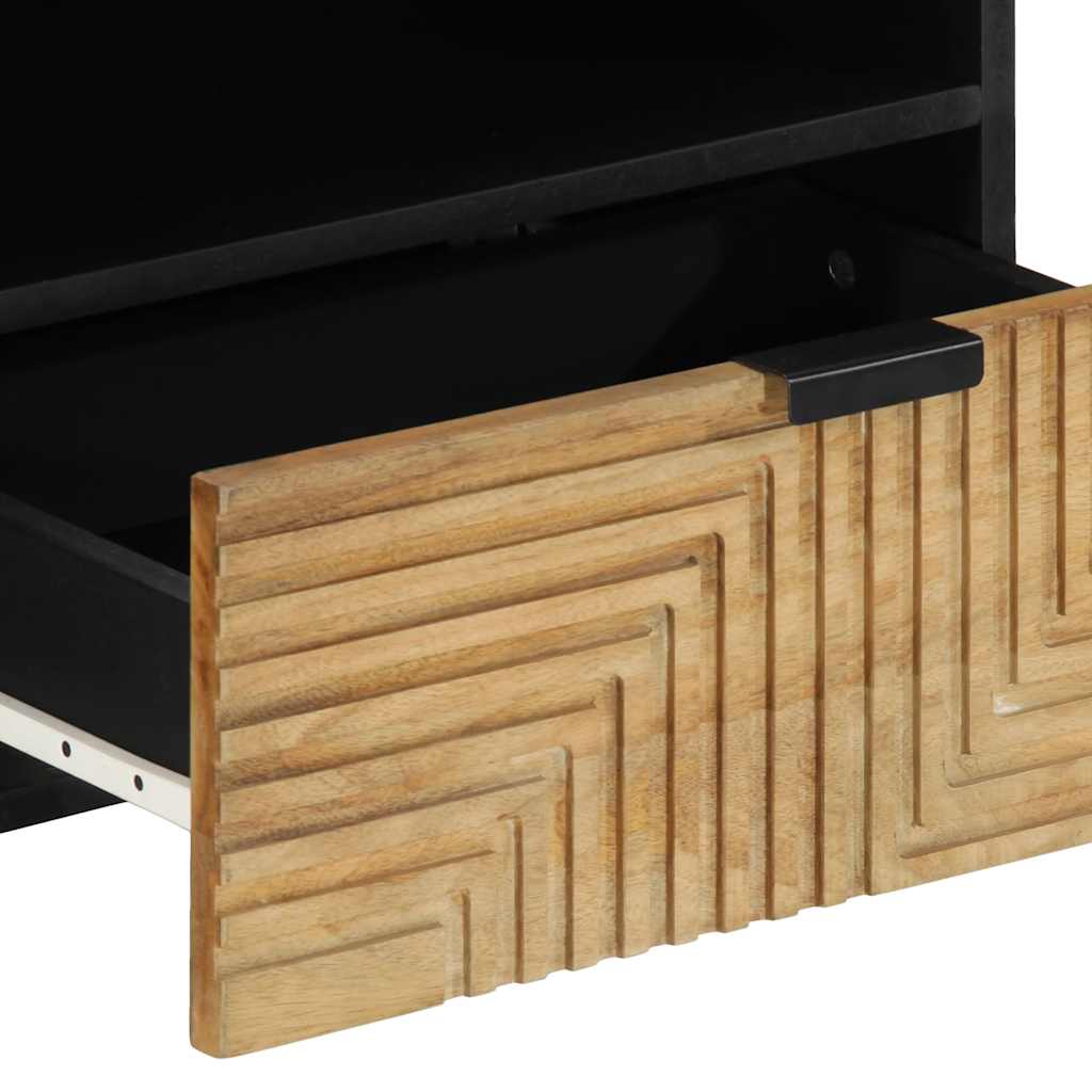 TV Cabinet Brown 80x33x46 cm Solid Mango Wood
