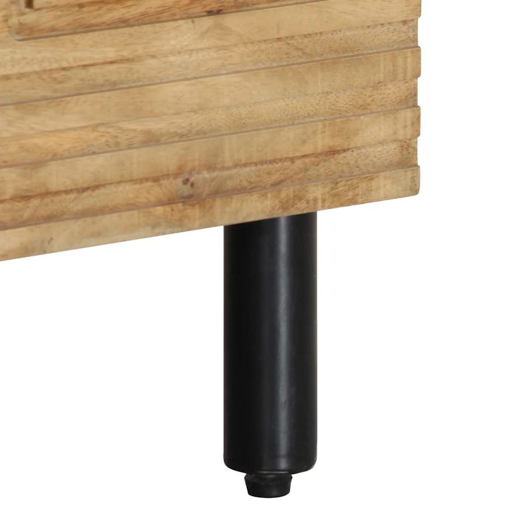 TV Cabinet Brown 80x33x46 cm Solid Mango Wood