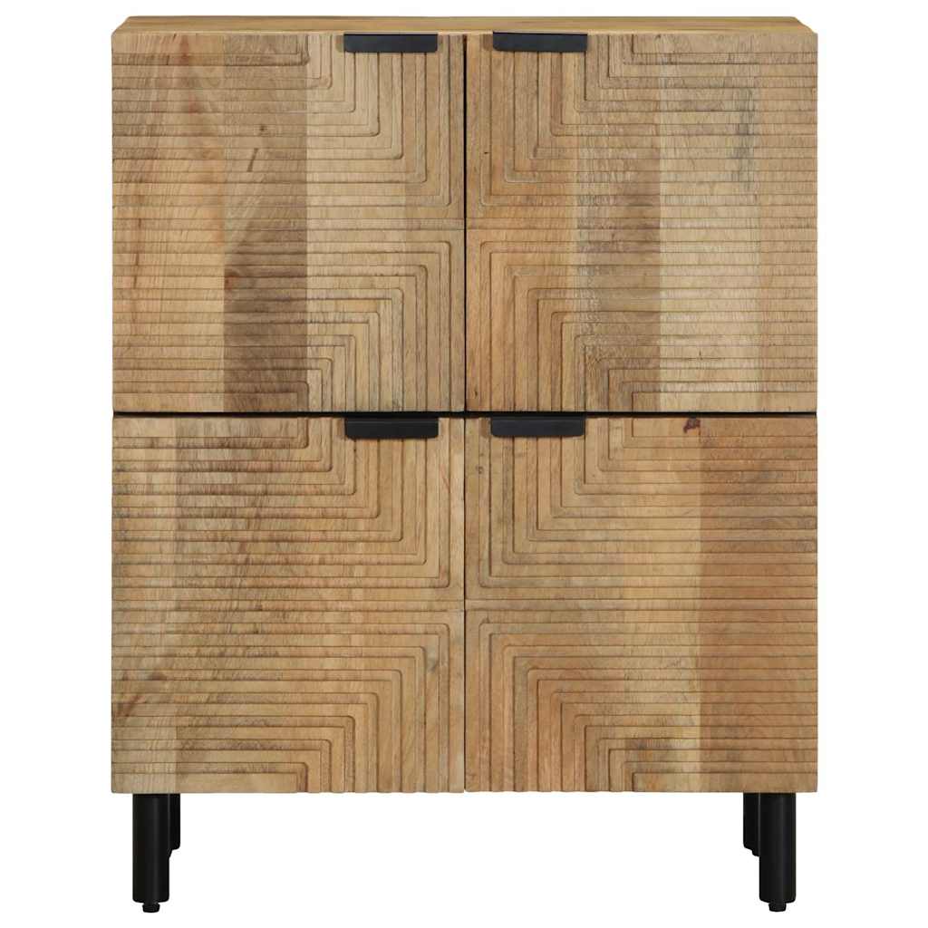 indauja Ruda 60x33x75 cm Masyvo medžio mango
