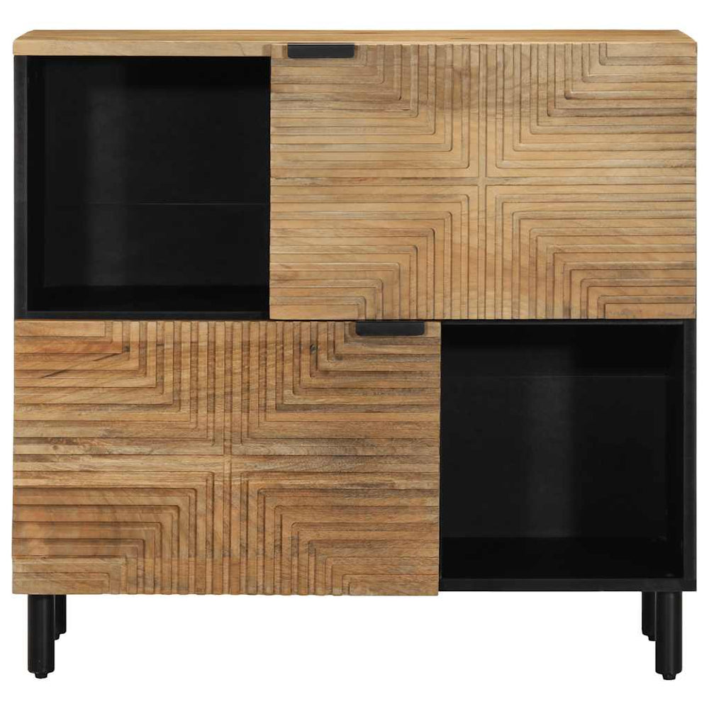 indauja Ruda 80x33x75 cm Masyvo medžio mango