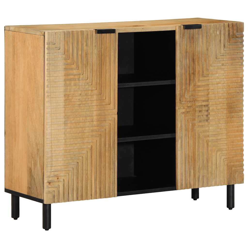 indauja Ruda 90x33x75 cm Masyvo medžio mango