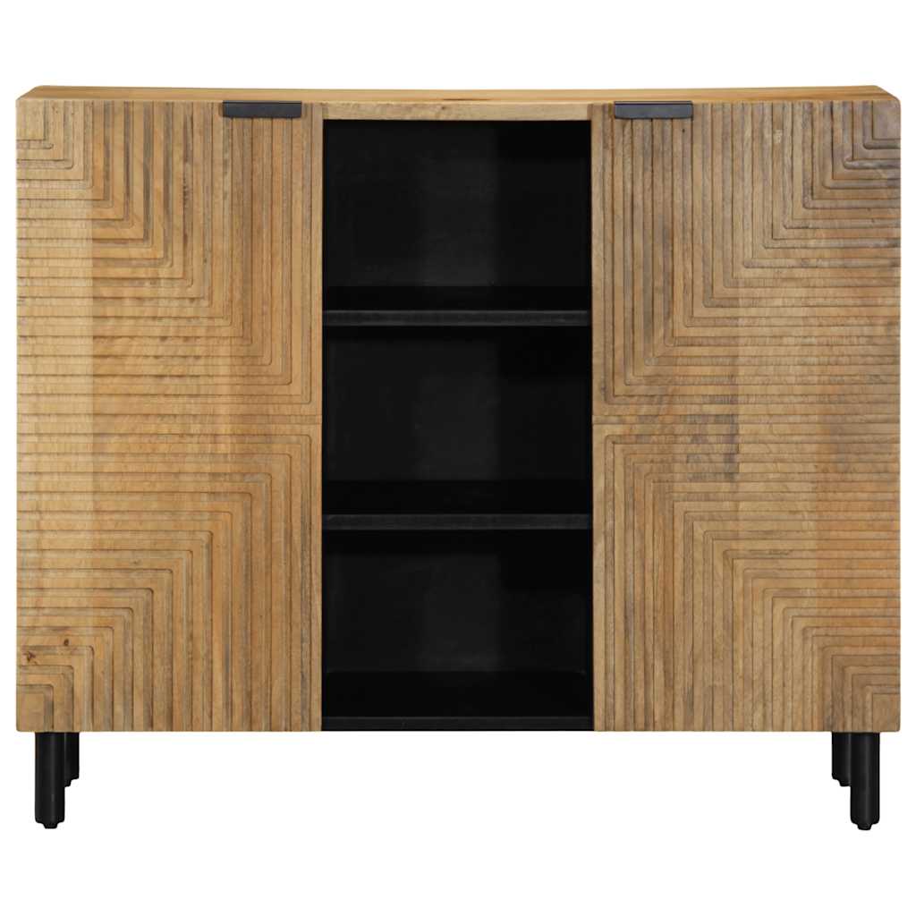 indauja Ruda 90x33x75 cm Masyvo medžio mango
