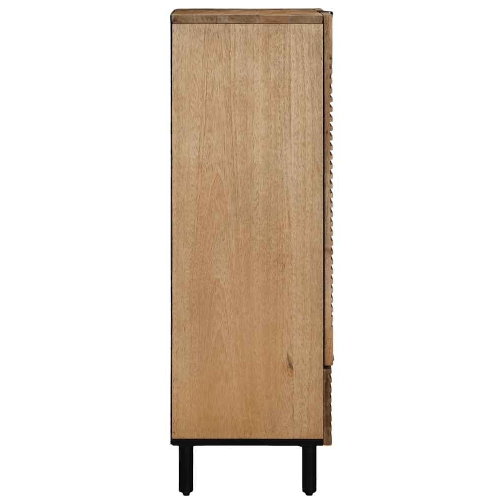 Highboard Brown 60x33x100 cm Masyvo medžio mango