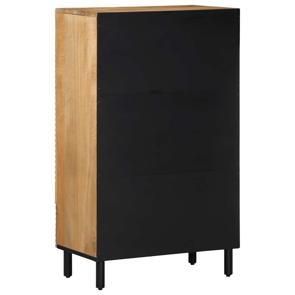 Highboard Brown 60x33x100 cm Masyvo medžio mango