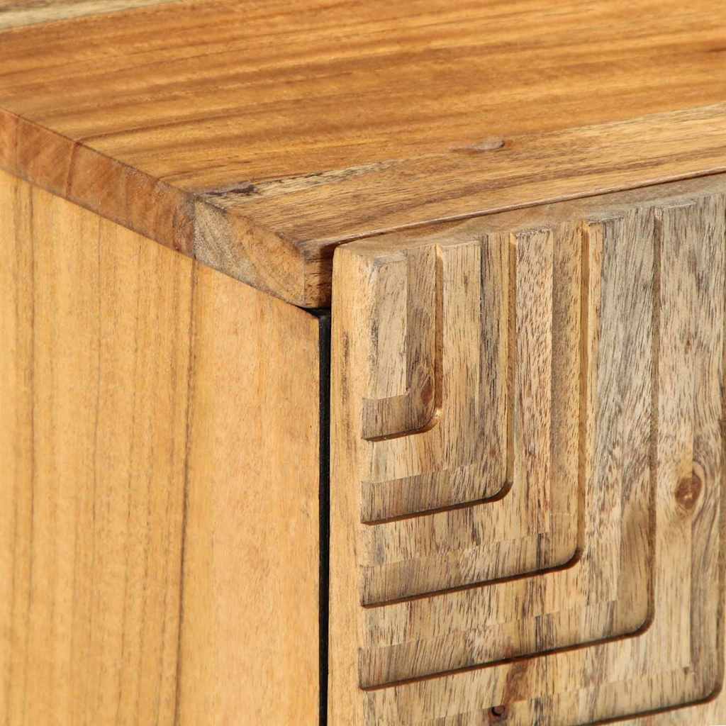 TV kabinetas 105x33,5x46 cm iš kietos akacijos medienos